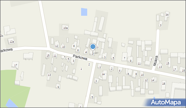 Galewice, Parkowa, 2, mapa Galewice