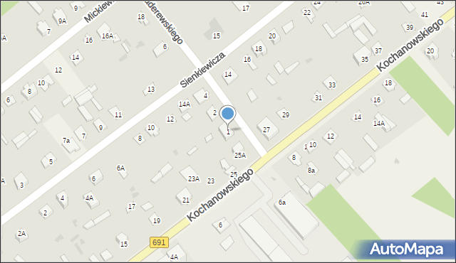 Garbatka-Letnisko, Paderewskiego Ignacego Jana, 1, mapa Garbatka-Letnisko