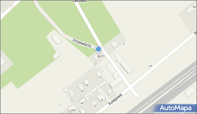 Garbatka-Letnisko, Partyzantów, 1A, mapa Garbatka-Letnisko