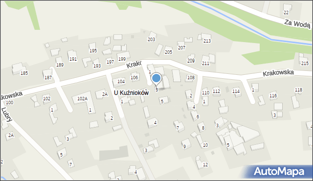 Gilowice, Pasieczna, 3, mapa Gilowice