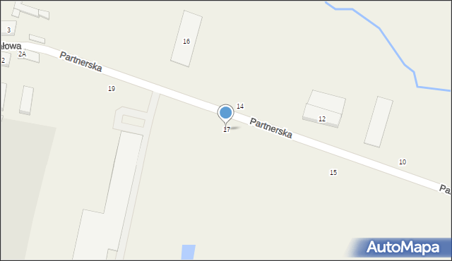 Główna, Partnerska, 17, mapa Główna