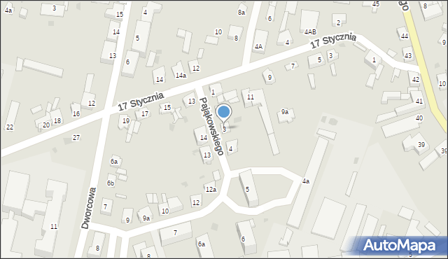 Gniewkowo, Pająkowskiego Gerarda, 3, mapa Gniewkowo