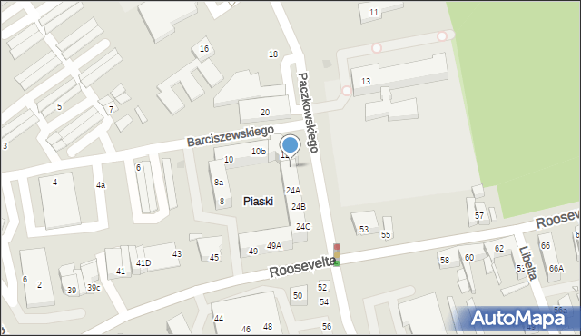 Gniezno, Paczkowskiego Józefa, 24, mapa Gniezna