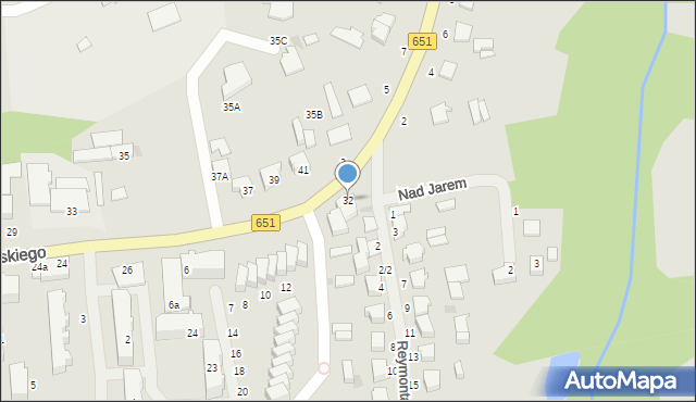 Gołdap, Paderewskiego Ignacego Jana, 32, mapa Gołdap