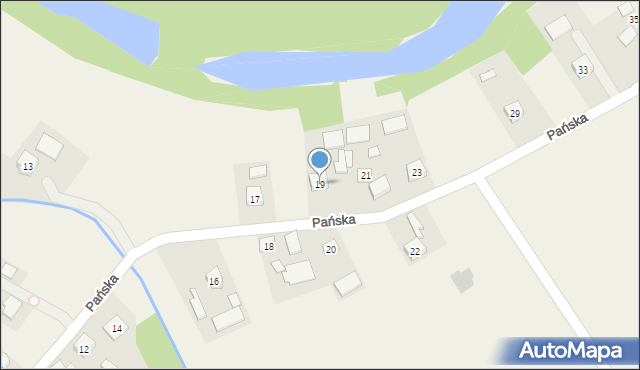 Gorzyce, Pańska, 19, mapa Gorzyce