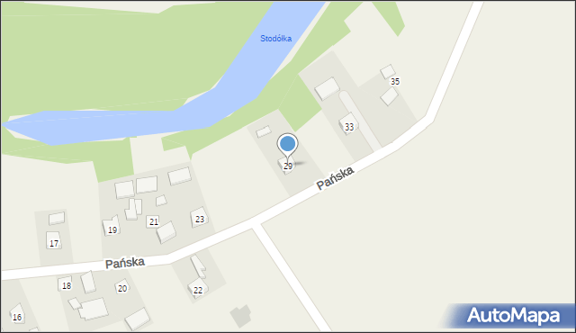 Gorzyce, Pańska, 29, mapa Gorzyce