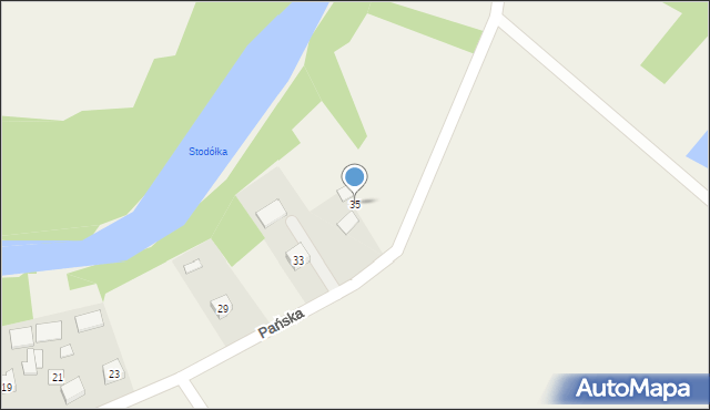 Gorzyce, Pańska, 35, mapa Gorzyce