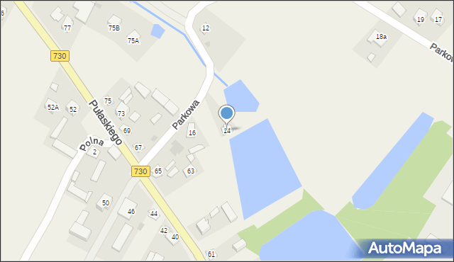 Grabów nad Pilicą, Parkowa, 14, mapa Grabów nad Pilicą