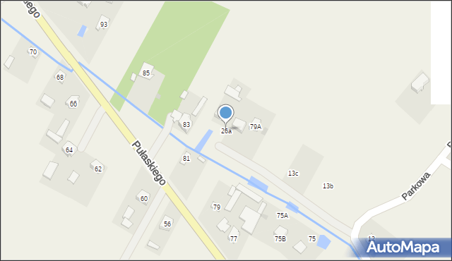 Grabów nad Pilicą, Parkowa, 26a, mapa Grabów nad Pilicą