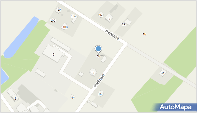 Grabów nad Pilicą, Parkowa, 5b, mapa Grabów nad Pilicą