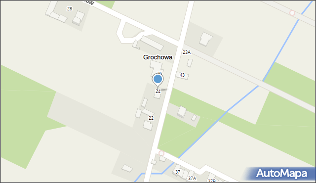 Grochowa, Pawlaka Zbigniewa, 24, mapa Grochowa