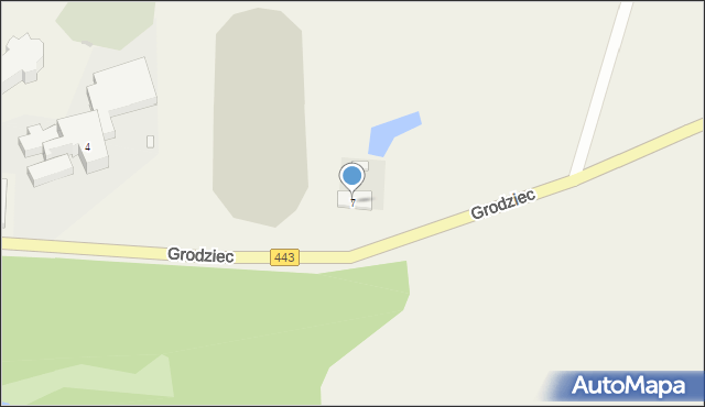 Grodziec, Parkowa, 7, mapa Grodziec