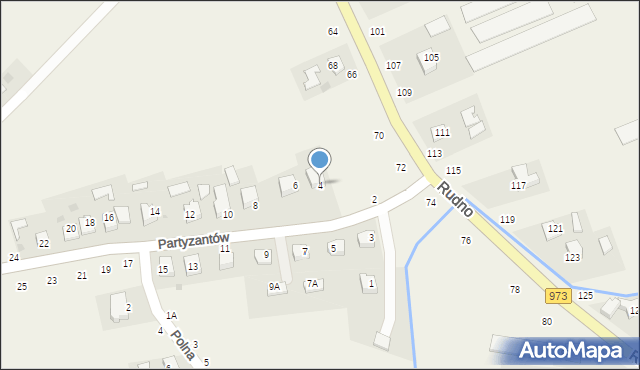 Ilkowice, Partyzantów, 4, mapa Ilkowice