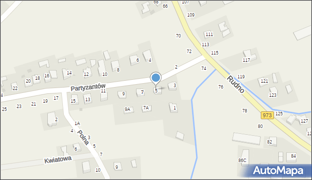 Ilkowice, Partyzantów, 5, mapa Ilkowice