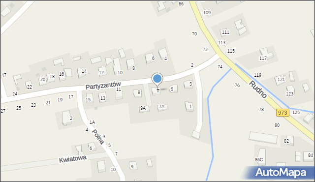 Ilkowice, Partyzantów, 7, mapa Ilkowice