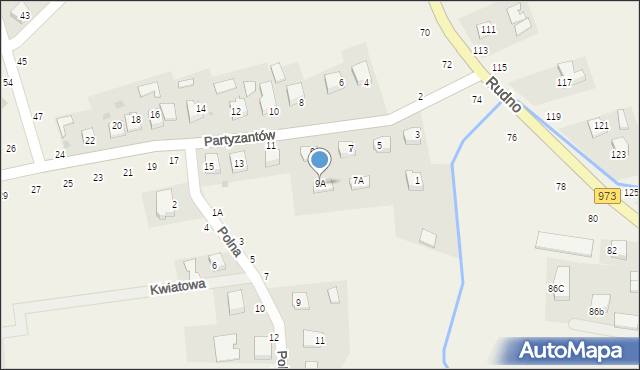 Ilkowice, Partyzantów, 9A, mapa Ilkowice