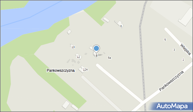 Iłża, Pankowszczyzna, 8, mapa Iłża