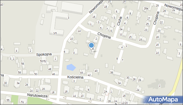 Izbica Kujawska, Parkowa, 8, mapa Izbica Kujawska