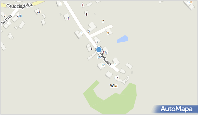 Jabłonowo Pomorskie, Parkowa, 10, mapa Jabłonowo Pomorskie