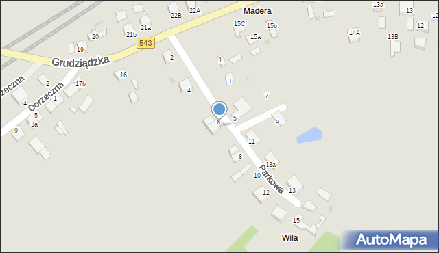 Jabłonowo Pomorskie, Parkowa, 6A, mapa Jabłonowo Pomorskie