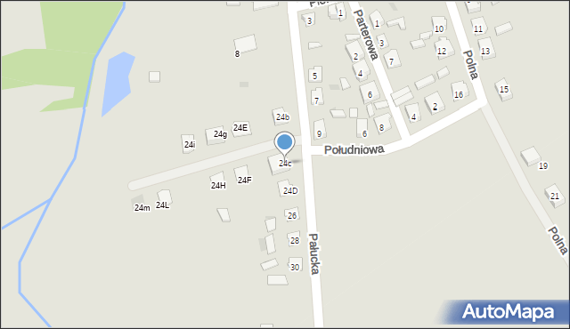 Janowiec Wielkopolski, Pałucka, 24c, mapa Janowiec Wielkopolski