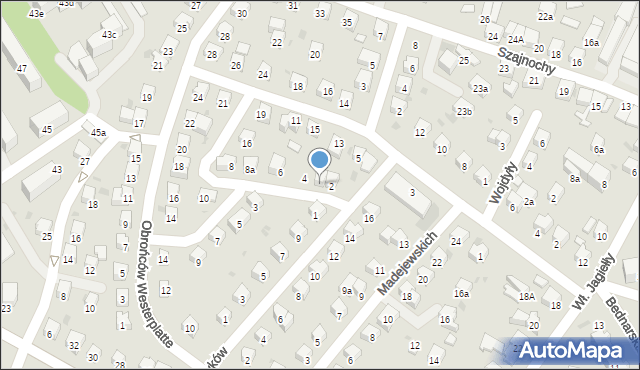 Jasło, Pawłowskiego Stanisława, 2A, mapa Jasła