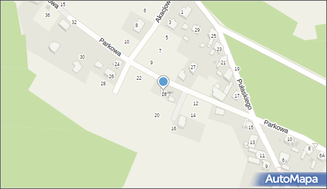 Jemielnica, Parkowa, 18, mapa Jemielnica
