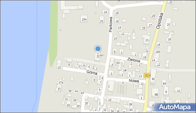 Józefów nad Wisłą, Parkowa, 11, mapa Józefów nad Wisłą