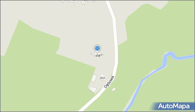 Kalety, Paderewskiego Ignacego Jana, 80B, mapa Kalety