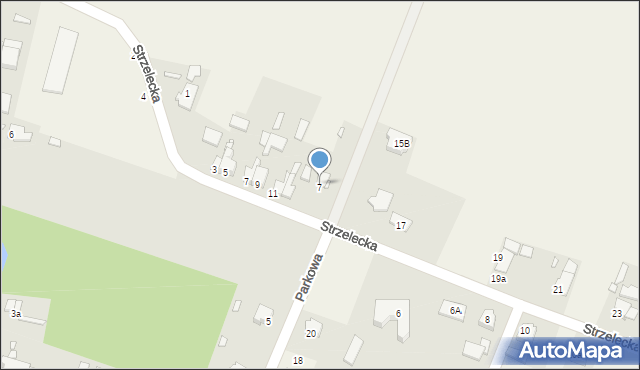 Kalinowice, Parkowa, 7, mapa Kalinowice