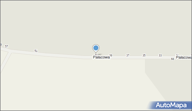 Kalisz, Pałacowa, 41, mapa Kalisza