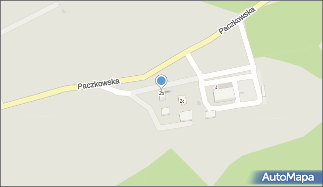 Kamieniec Ząbkowicki, Paczkowska, 2b, mapa Kamieniec Ząbkowicki