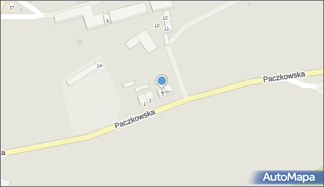 Kamieniec Ząbkowicki, Paczkowska, 5, mapa Kamieniec Ząbkowicki