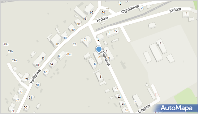 Kamieniec Ząbkowicki, Parkowa, 2, mapa Kamieniec Ząbkowicki