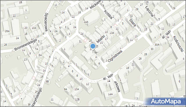 Kamienna Góra, Parkowa, 2, mapa Kamienna Góra