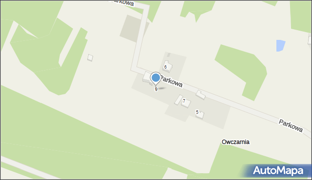 Karniowice, Parkowa, 9, mapa Karniowice