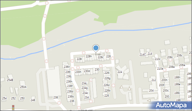 Katowice, Panewnicka, 228e, mapa Katowic