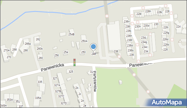 Katowice, Panewnicka, 248, mapa Katowic