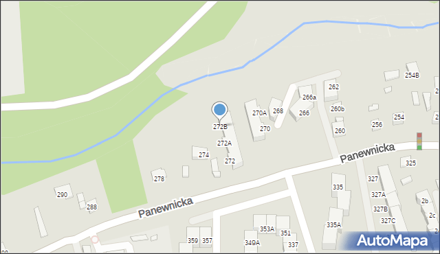 Katowice, Panewnicka, 272B, mapa Katowic
