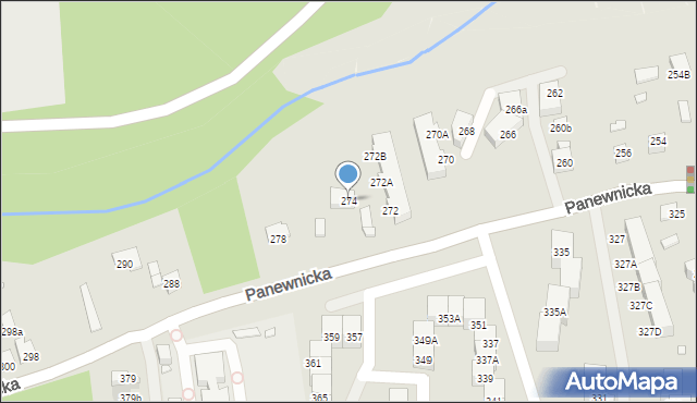 Katowice, Panewnicka, 274, mapa Katowic