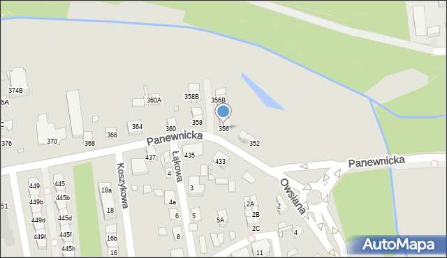 Katowice, Panewnicka, 356, mapa Katowic