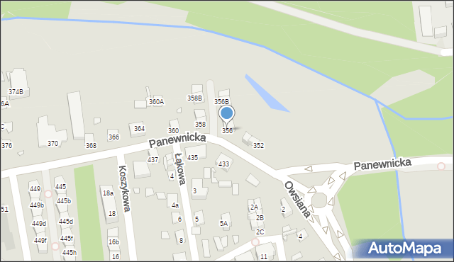 Katowice, Panewnicka, 356, mapa Katowic