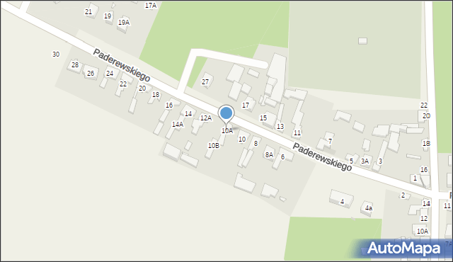 Kazimierz, Paderewskiego Ignacego Jana, 10A, mapa Kazimierz