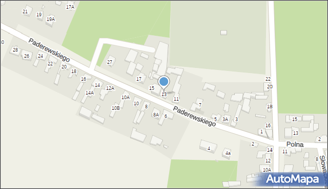 Kazimierz, Paderewskiego Ignacego Jana, 13, mapa Kazimierz