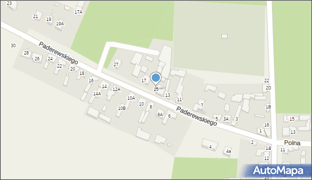 Kazimierz, Paderewskiego Ignacego Jana, 15, mapa Kazimierz