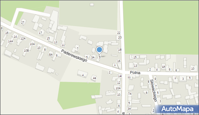 Kazimierz, Paderewskiego Ignacego Jana, 3, mapa Kazimierz