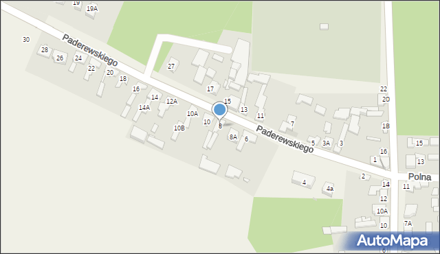 Kazimierz, Paderewskiego Ignacego Jana, 8, mapa Kazimierz