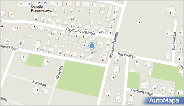 Kępno, Paderewskiego Ignacego Jana, 2a, mapa Kępno