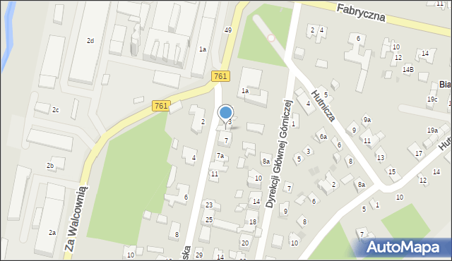 Kielce, Pańska, 5, mapa Kielc