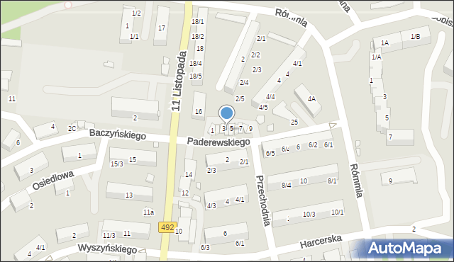 Kłobuck, Paderewskiego Ignacego Jana, 4, mapa Kłobuck